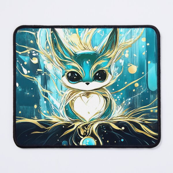 Item preview, Adorable Fox Spirit Fantasy Artwork designed and sold by GoldenTealArts.