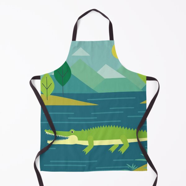 Item preview, crocodile in river simple design designed and sold by Boxing Kangaroo Retail Company.