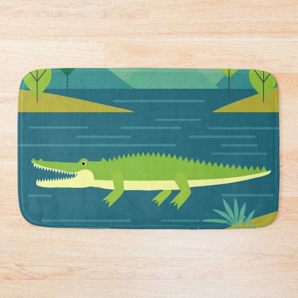 Item preview, crocodile in river simple design  designed and sold by Boxing Kangaroo Retail Company.