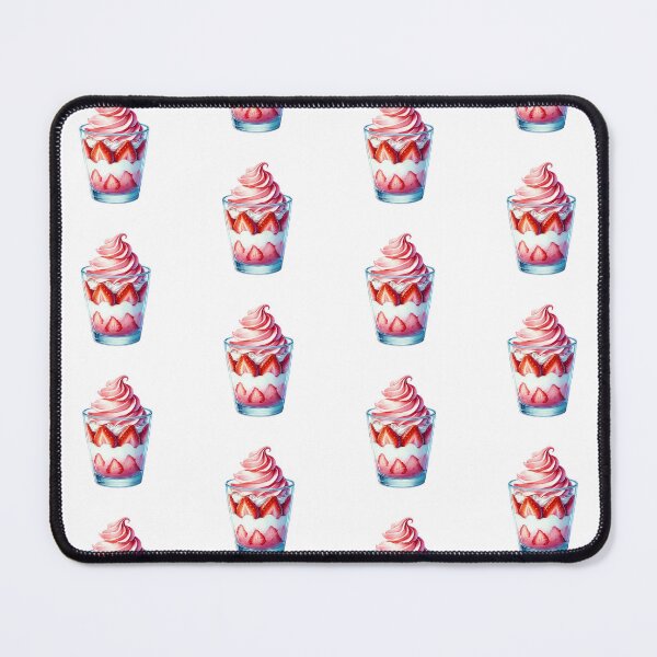 Item preview, Strawberry Parfait with Whipped Topping designed and sold by Little Care Studio.