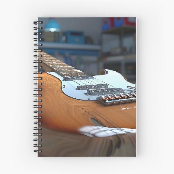 Item preview, Craftsmanship while hand-crafting a unique, electric guitar. designed and sold by CheerForGoods.