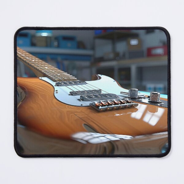 Item preview, Craftsmanship while hand-crafting a unique, electric guitar. designed and sold by CheerForGoods.