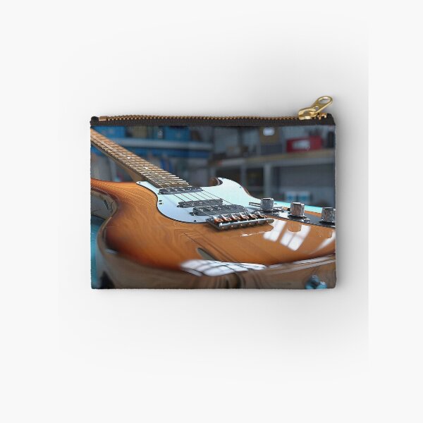 Item preview, Craftsmanship while hand-crafting a unique, electric guitar. designed and sold by CheerForGoods.