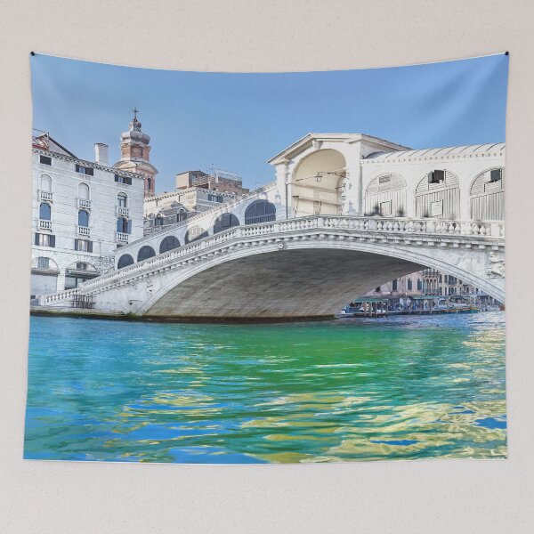 Item preview, Rialto Bridge Venice Italy on a Beautiful Morning designed and sold by Adam Gormley.