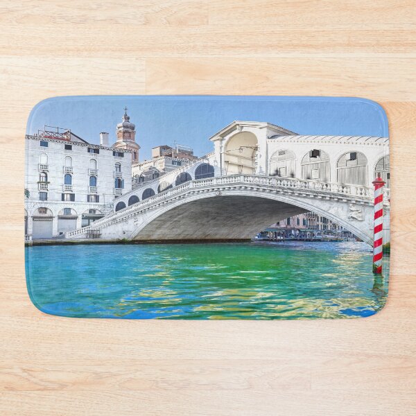Item preview, Rialto Bridge Venice Italy on a Beautiful Morning designed and sold by Adam Gormley.