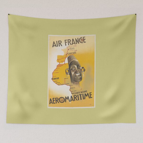 Item preview, Vintage Air France Poster designed and sold by FutureTraveller.