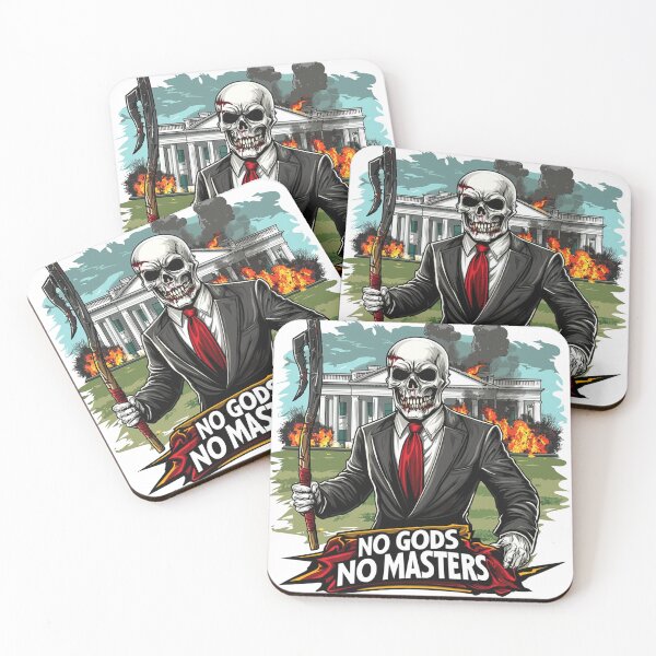 Item preview, No Gods No Masters Anarchy Anarchist designed and sold by LostSolace.