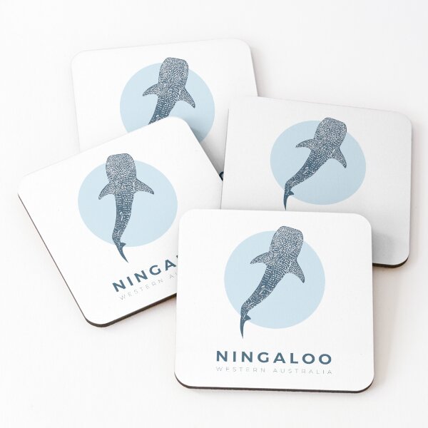 Item preview, Whale Shark Ningaloo - White Background designed and sold by SeaLarkArt.