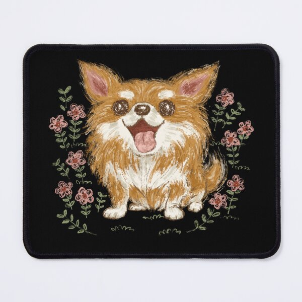 Item preview, Chihuahua in the flower garden designed and sold by Toru Sanogawa.