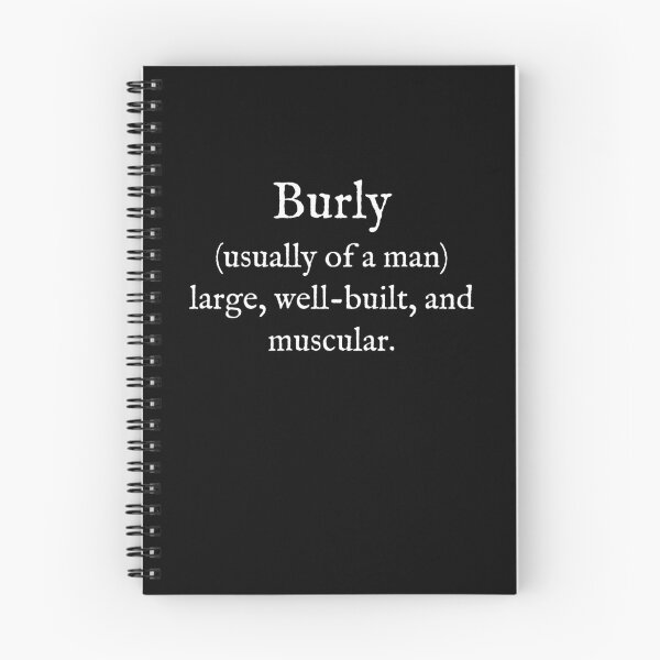 Item preview, B:Burly:English:White Text:WearYourWords designed and sold by WearYourWords.