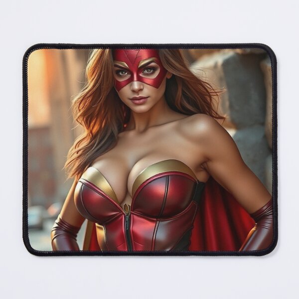 Item preview, Fierce Superheroine in the City designed and sold by DigitalTease.