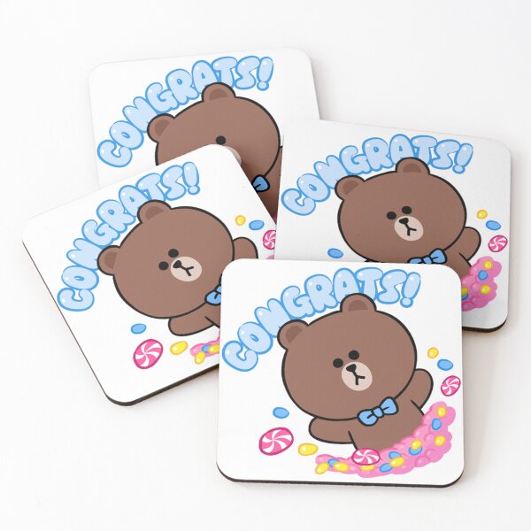 Item preview, Congrats! Brown Bear designed and sold by Color Toonix.