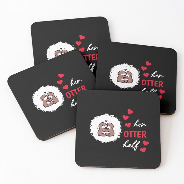 Item preview, Otter half love gift designed and sold by Slowerblue.