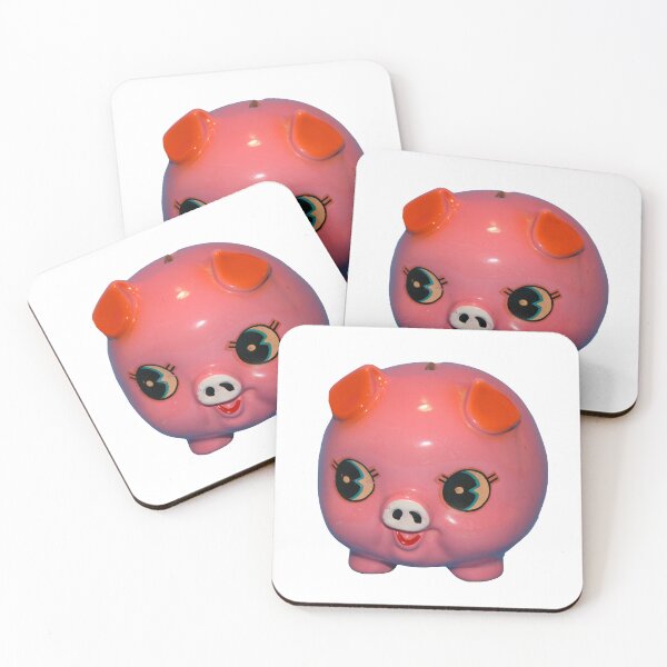 Item preview, Kitsch Piggy Bank Sticker designed and sold by Waters of Eden.