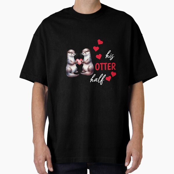 Item preview, Otter half love gift designed and sold by Slowerblue.