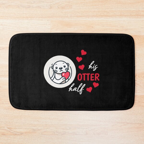 Item preview, Otter half love gift designed and sold by Slowerblue.