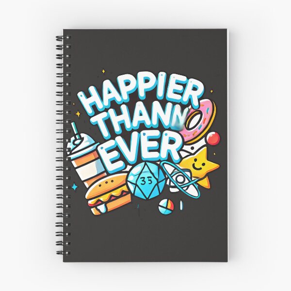 Item preview, happier than ever design sticker  designed and sold by NCNGDESIGN.
