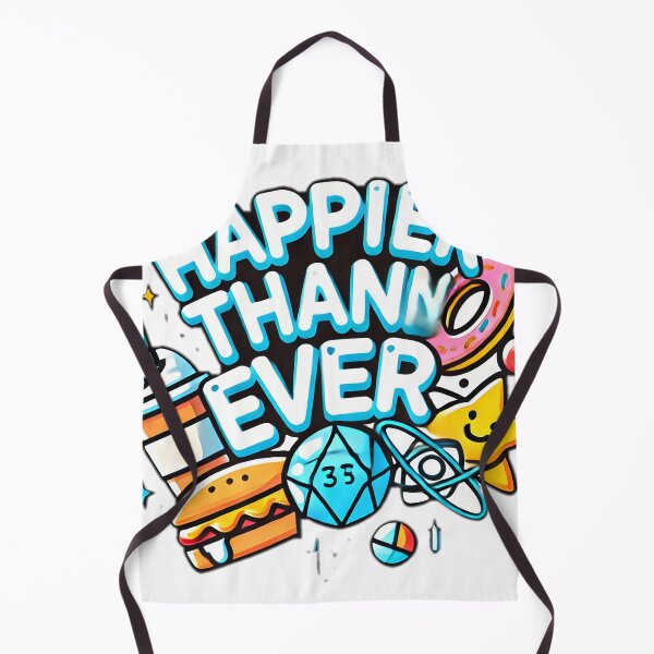 Item preview, happier than ever design sticker  designed and sold by NCNGDESIGN.