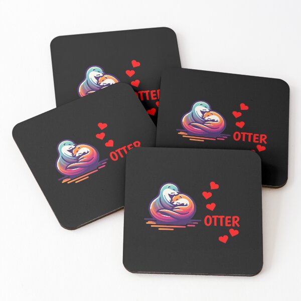 Item preview, Otter half love gift designed and sold by Slowerblue.