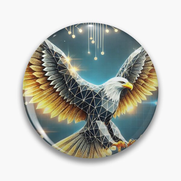 Item preview, The Crypto Eagle: Soaring Above the Blockchain designed and sold by photoparadise22.