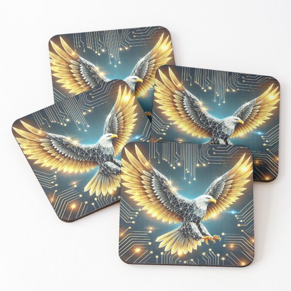 Item preview, The Crypto Eagle: Soaring Above the Blockchain designed and sold by photoparadise22.