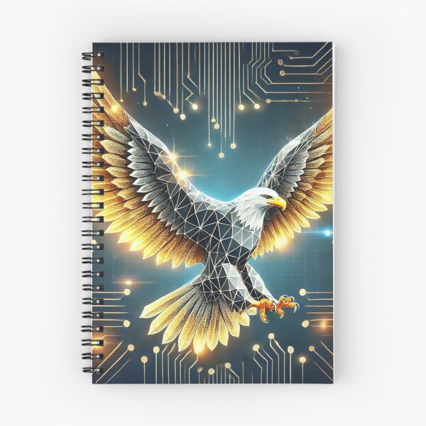 Item preview, The Crypto Eagle: Soaring Above the Blockchain designed and sold by photoparadise22.