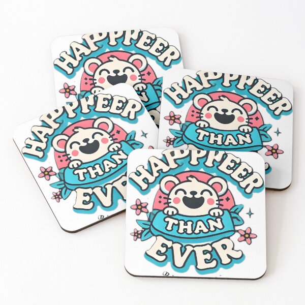 Item preview, happier than ever design sticker  designed and sold by NCNGDESIGN.