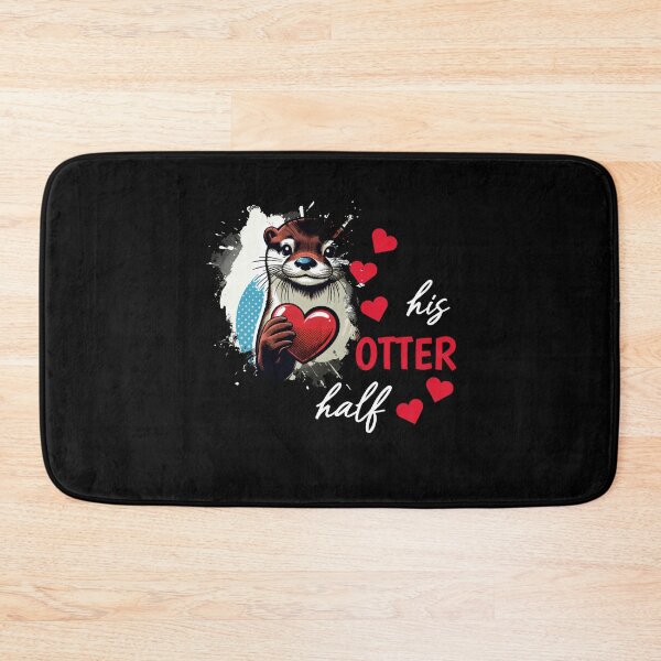 Item preview, Otter half love gift designed and sold by Slowerblue.