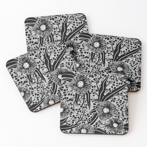 Item preview, Eucalyptus Ink Botanicals - Black and White Palette designed and sold by Sketchbook Designs.