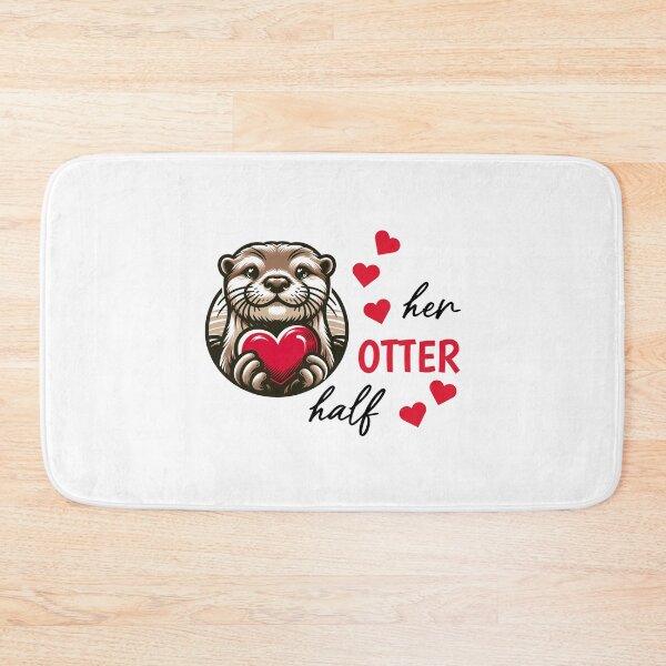 Item preview, Otter half love gift designed and sold by Slowerblue.
