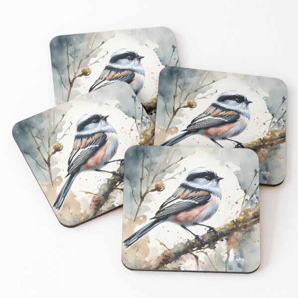 Item preview, Mito de cola larga - Aves británicas designed and sold by Country-Artist.