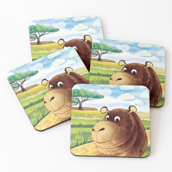 Item preview, Curious Hippo on a Sunny Stroll designed and sold by MerryHeart7.