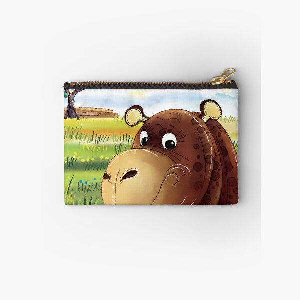 Item preview, Curious Hippo on a Sunny Stroll designed and sold by MerryHeart7.