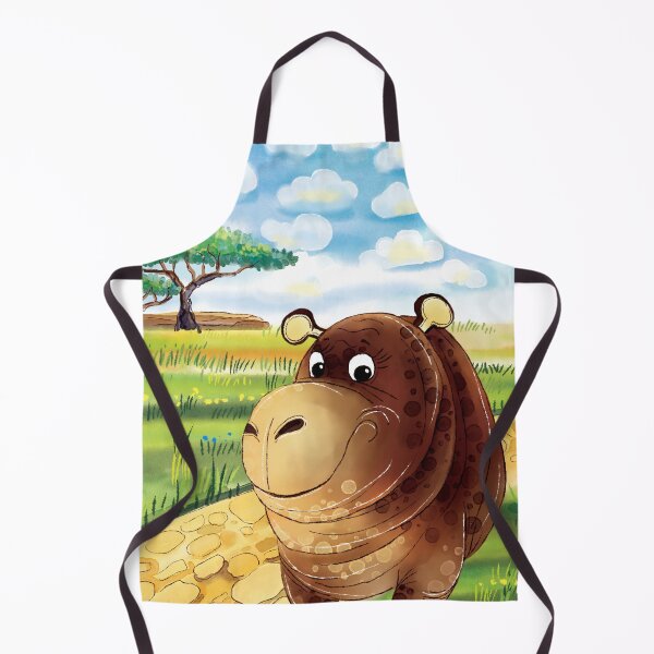 Item preview, Curious Hippo on a Sunny Stroll designed and sold by MerryHeart7.
