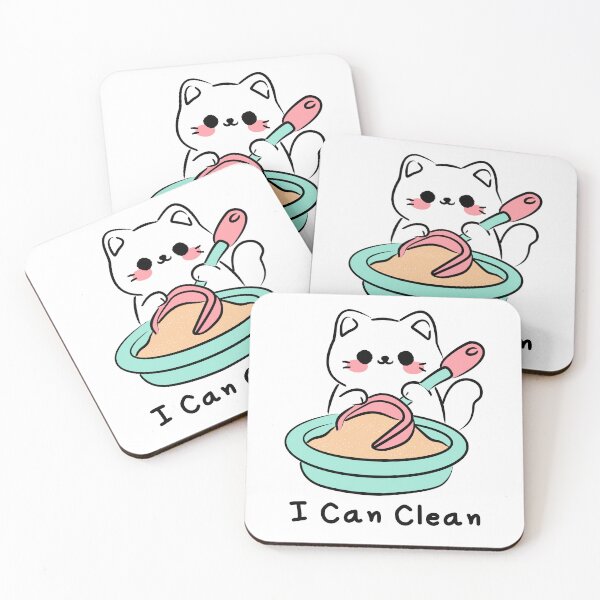 Item preview, cute cat clean cat litter designed and sold by littleflabby.