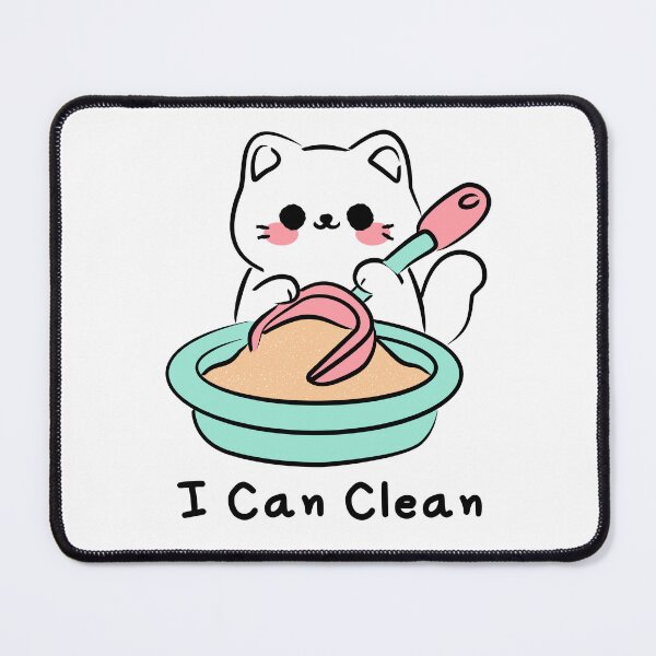 Item preview, cute cat clean cat litter designed and sold by littleflabby.