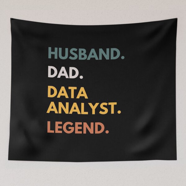 Item preview, Husband Dad Data Analyst Legend Funny Data designed and sold by CuteLovelyDesigns.