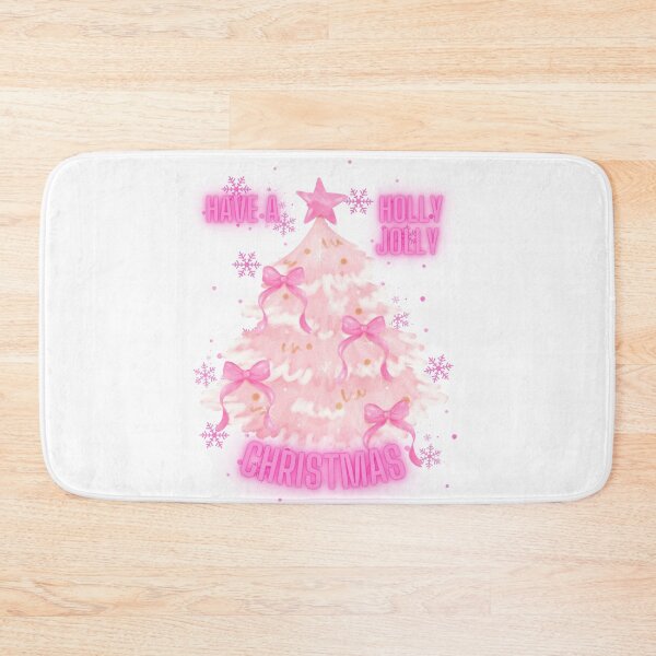 Item preview, Holly Jolly Pink Ribbon Christmas Tree designed and sold by ZerotwoStudio.
