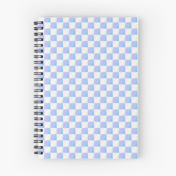 Item preview, Blue pastel iridescent checker board photo pattern | blue chequer designed and sold by lausn.