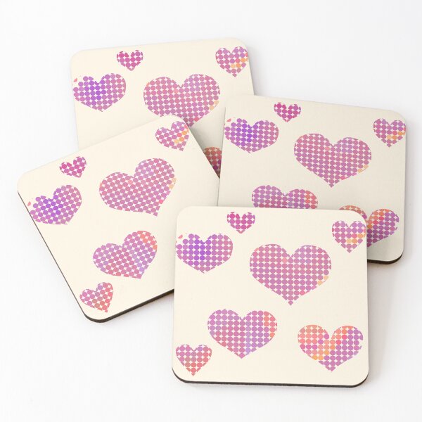 Item preview, Dotted Hearts on Cream  designed and sold by JaygiesDesign.