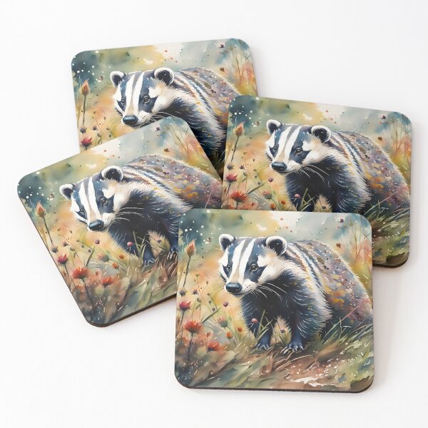 Item preview, Badger - Great British Wildlife designed and sold by Country-Artist.