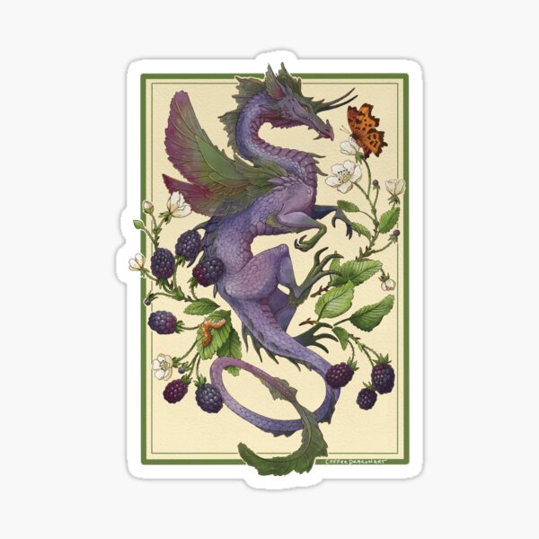 Blackberry Drake Sticker