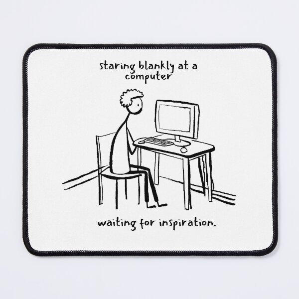 Item preview, Staring Blankly at a computer designed and sold by Crush-Vogue.