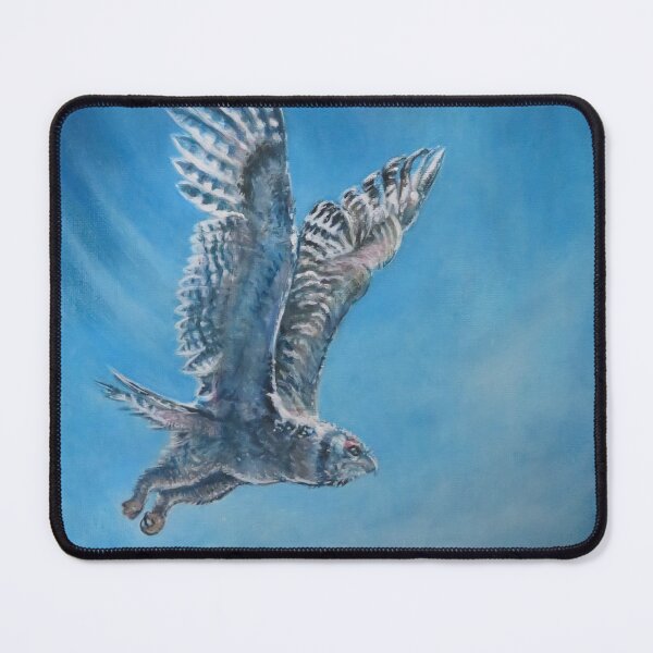 Item preview, Milky Eagle Owl flying through the sky designed and sold by LittleLiz.
