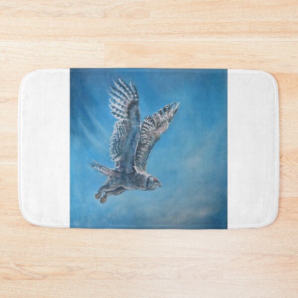 Item preview, Milky Eagle Owl flying through the sky designed and sold by LittleLiz.