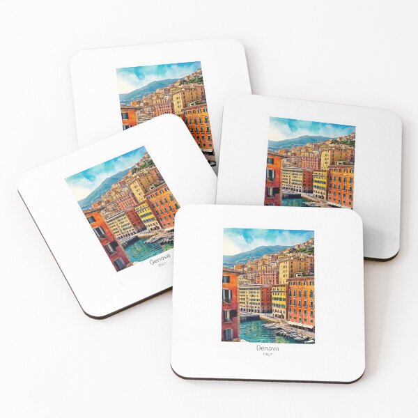 Item preview, Genova italy  vintage poster designed and sold by paulrommer.