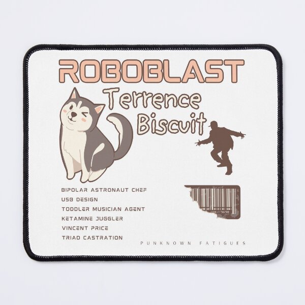 Item preview, Roboblast’s Terrence Biscuit and His Many Talents designed and sold by UNK-Fatigues.
