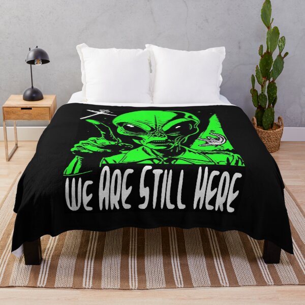 Item preview, We Are Still Here; Alien; Science Fiction, designed and sold by StickerApe.