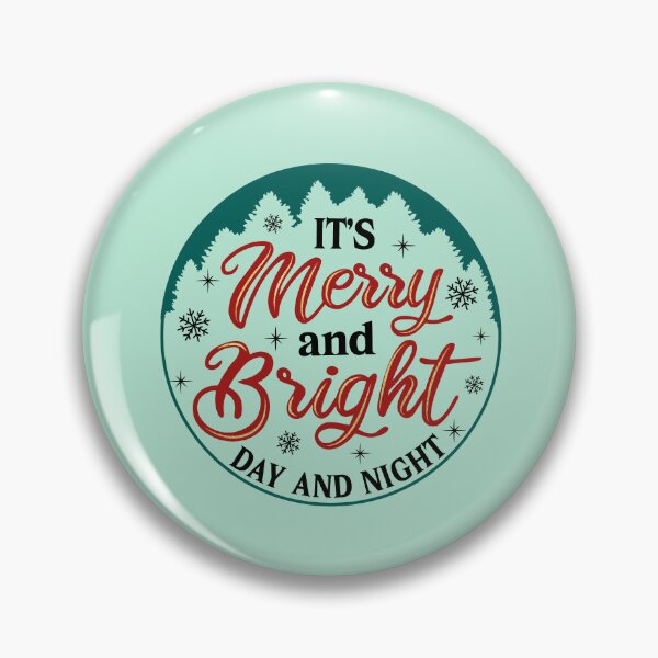 Item preview, It's Merry and Bright Dat and Night designed and sold by ChemicalXShop.