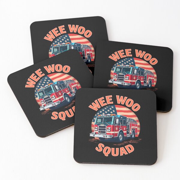 Item preview, Wee Woo Squad - Fire Truck Lovers designed and sold by kjp-design.